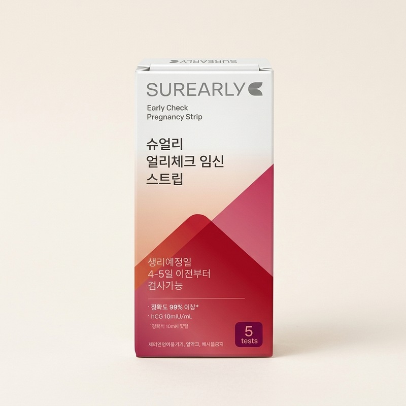 슈얼리 얼리체크 임신 스트립 5T